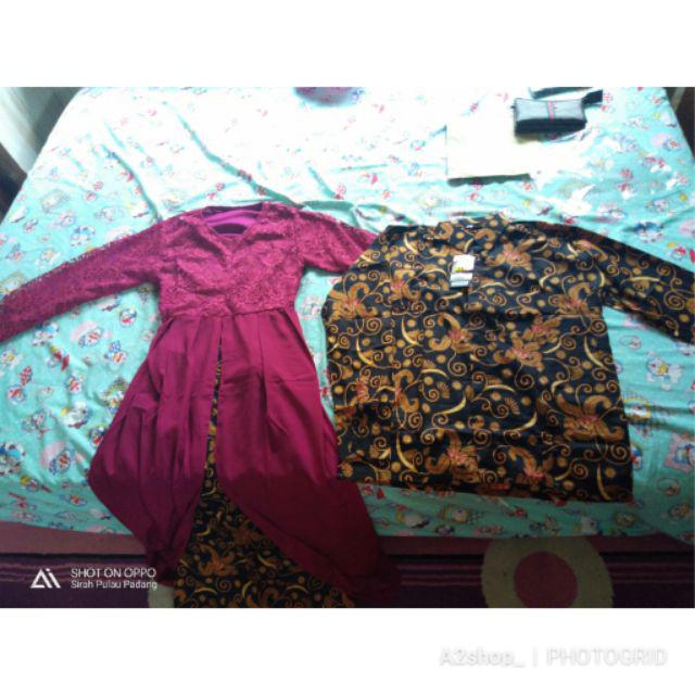 Couple Batik Sarwendah Orie Brukat  Glitter Mix Wolvis Premium Terlaris Best Seller