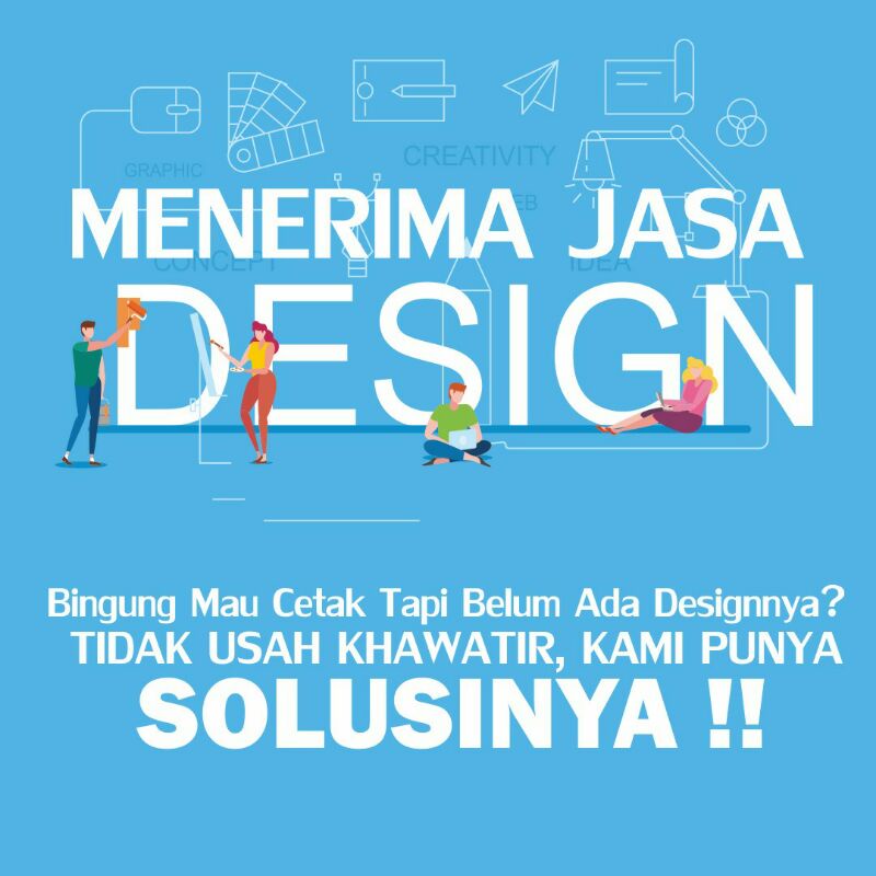 

Menerima jasa Desain untuk segala jenis cetakan