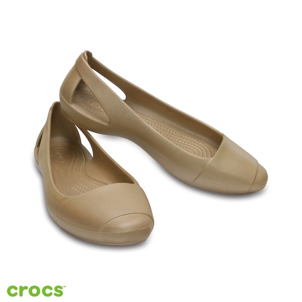 Sandal Wanita / Crocs Siena Flat Sepatu  / Crocs Wanita / Crocs Sienna / Fashion Wanita - Espresso -  202811-710