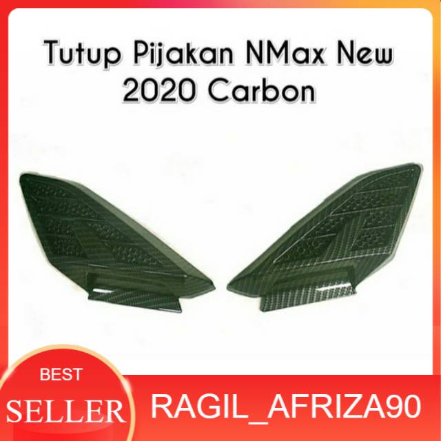 Cover tutup pijakan kaki new nmax 2020 Carbon