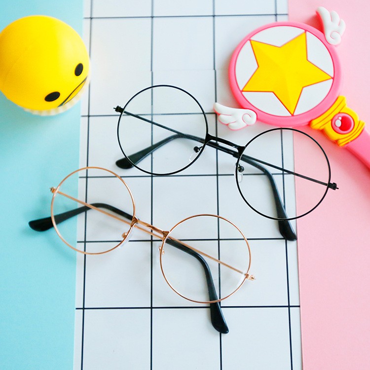 ELBER K300 Kacamata Bulat Wanita Kacamata Unisex Fashion Korea-7