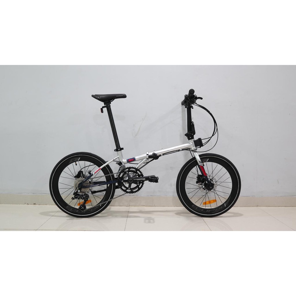 Sepeda Lipat Folding Element 20 451 Nicks 2 x 10 Speed Like Dahon BroadWalk