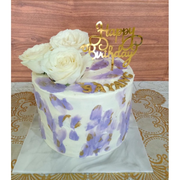 

Real Flower Cake