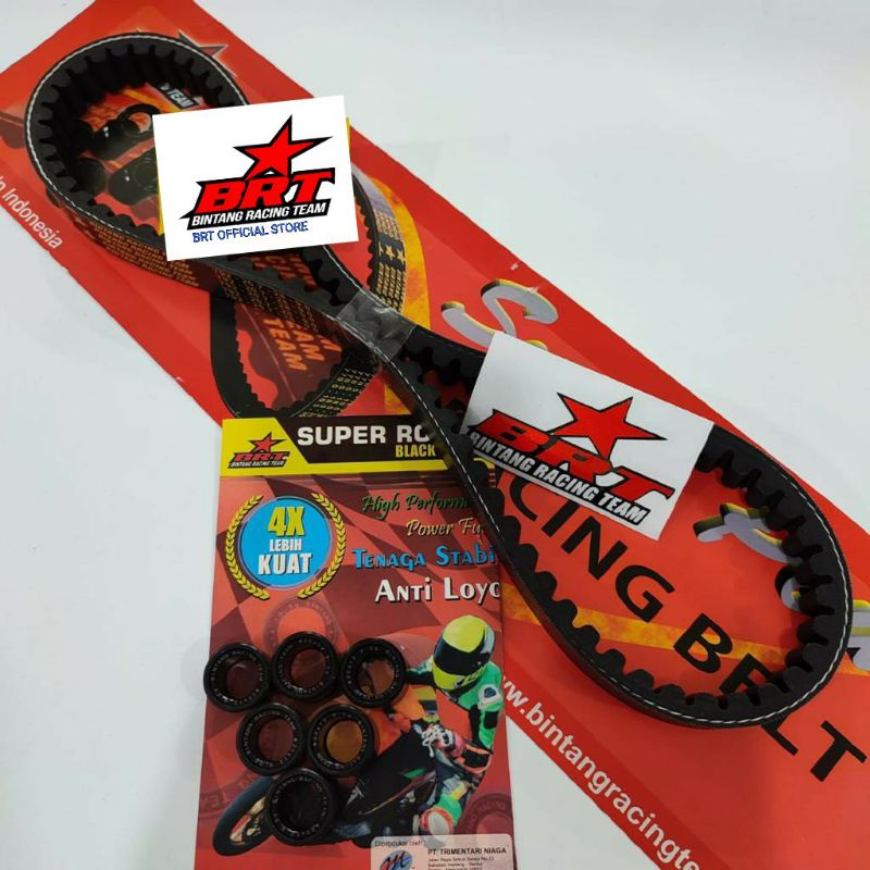 V BELT &amp; ROLLER SET BRT BEAT FI Vanbelt V belt Drive belt Set belt Venbelt Beat fi stater kasar Roller BRT Honda beat fi stater kasar Scopy fi stater kasar Spacy fi Loler roler vanbelt Roller loler rorer v belt drivbelt honda beat fi stater kasar