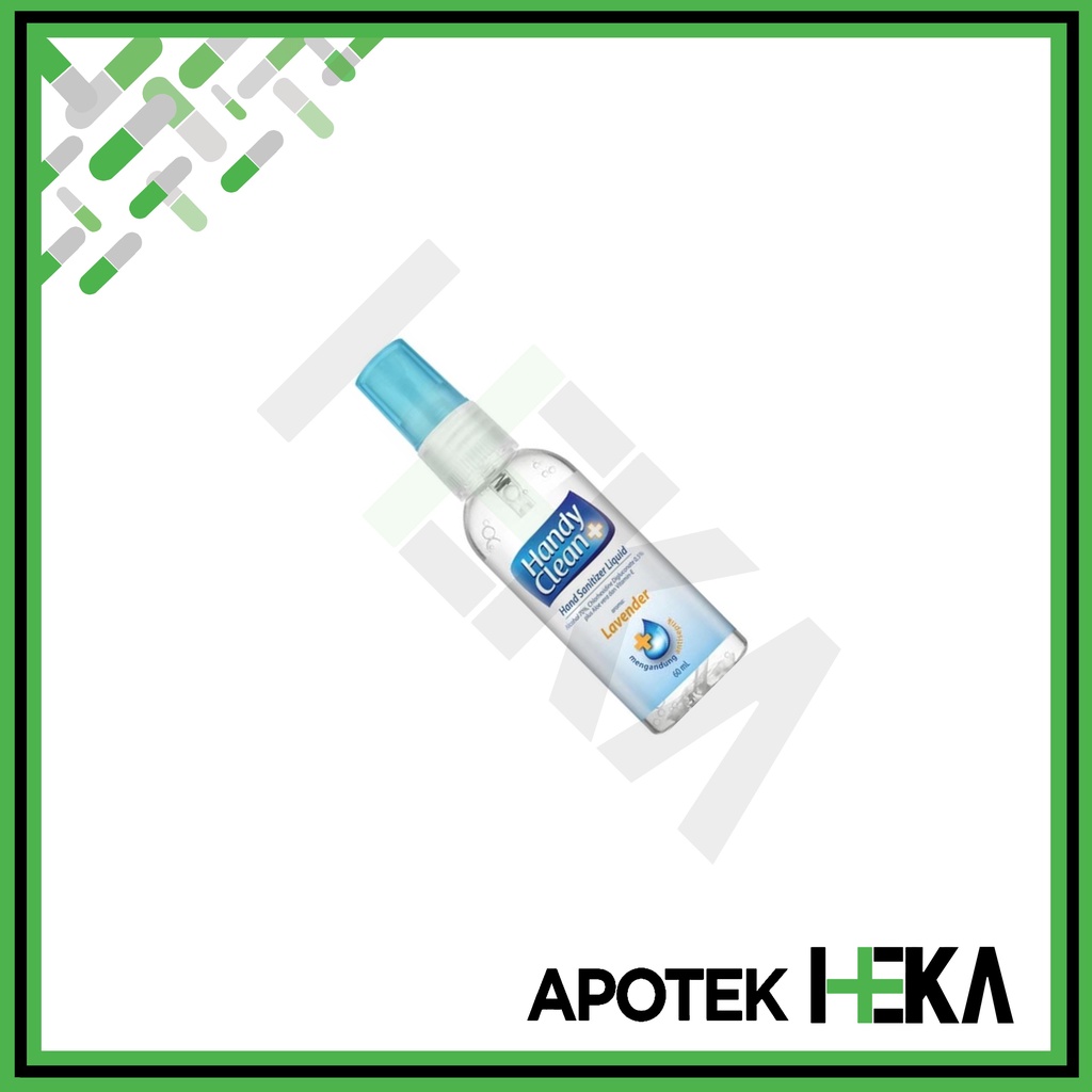 Hand Sanitizer Liquid Spray Semprot Handy Clean 60 ml  (SEMARANG)