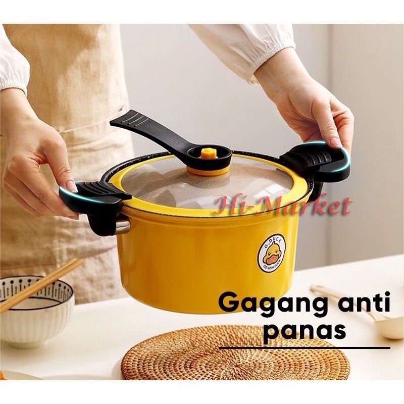 PANCI PRESTO TEFLON TOTIPOTENT MICRO PRESSURE/PRESTO HAPPY CALL/PANCI SERBAGUNA DAN PLASTIS 3.5L ANTI LENGKET