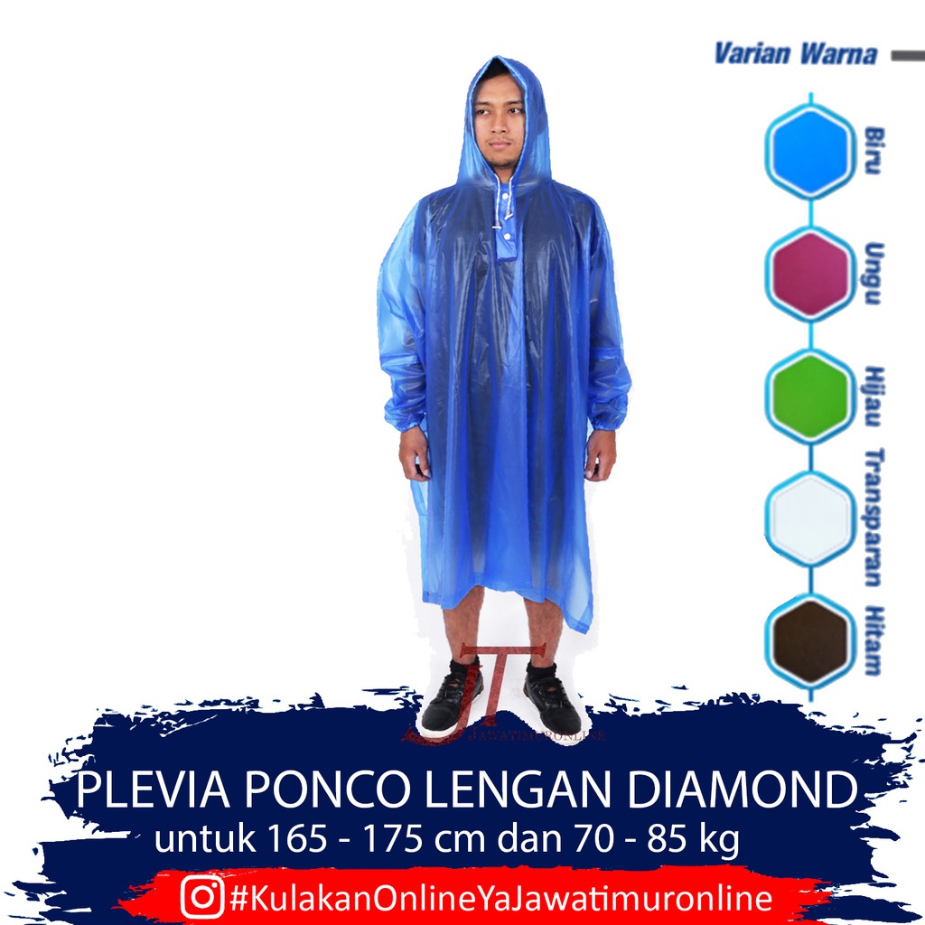 Jas Hujan Poncho Lengan DIAMOND 705 PLEVIA