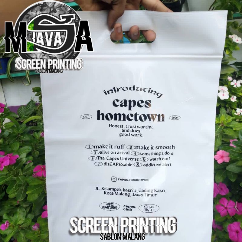 plastik ziplock sablon ukuran 30x40 (msa)