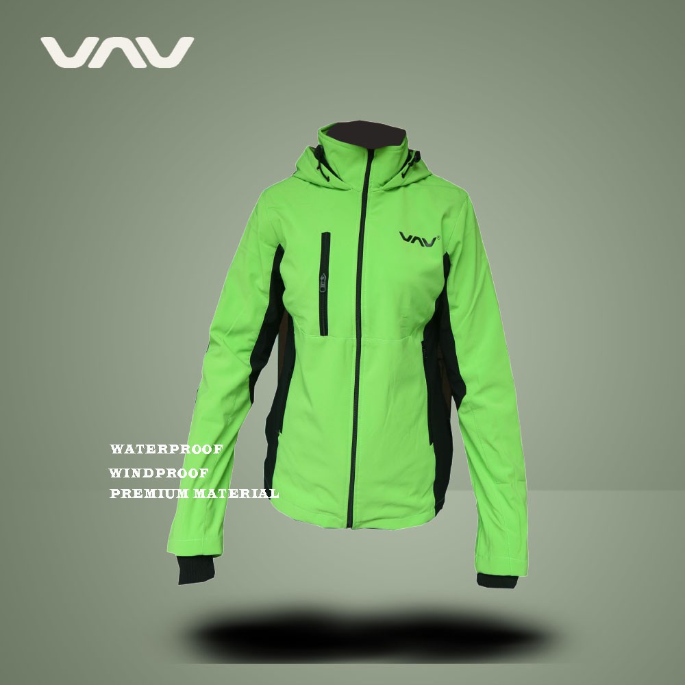 Jaket Motor Cewek Waterproof Windproof Outdoor Harian