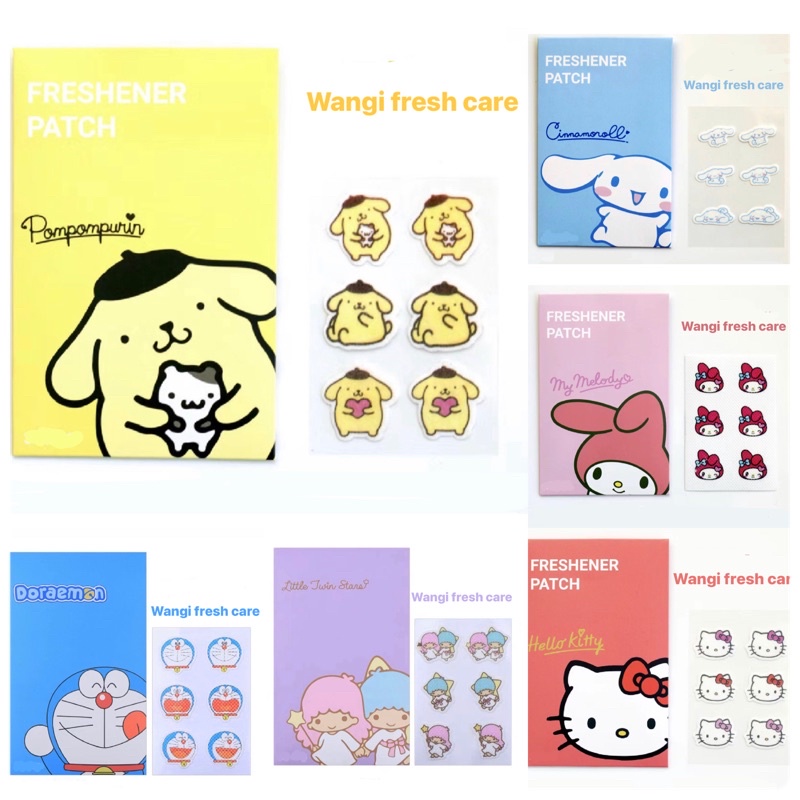 TERLARIS 36pcs Aroma Patch stiker masker motif wangi