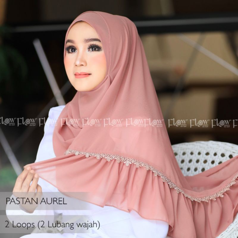 Jilbab Pashmina Instan Pastan Aurel Ori Flow