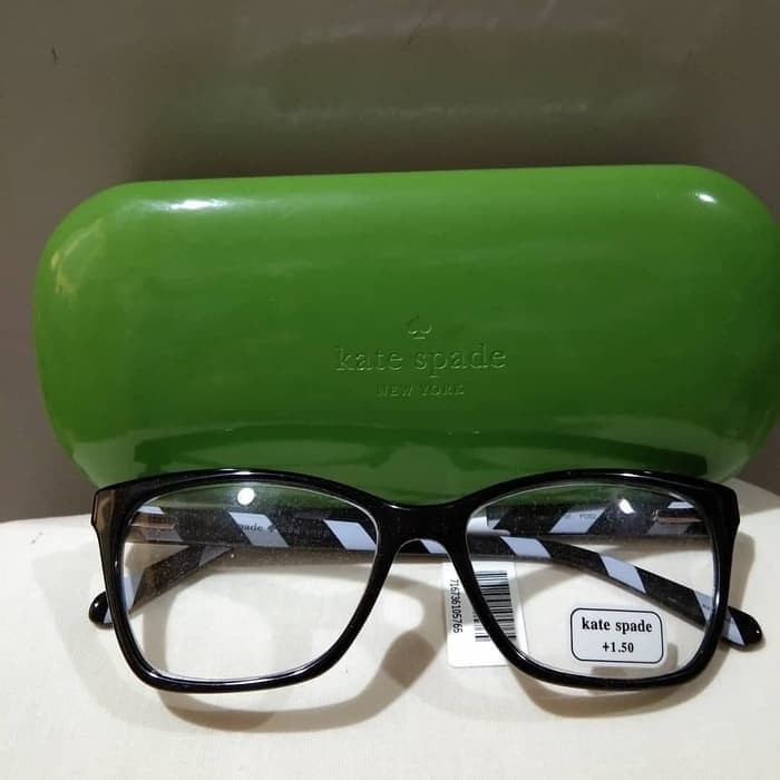 Order Langsung kacamata wanita kate spade pava reading glasses black br Diskon