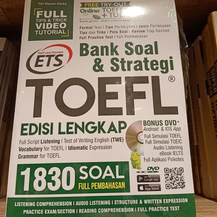 Jual BANK SOAL & STRATEGI TOEFLEDISILENGKAP 1830 SOAL + CD | Shopee ...