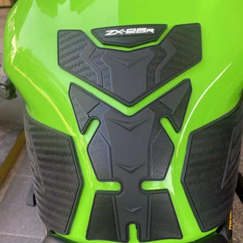 Tankpad Ninja ZX25R, Sidepad ZX25R ruber Premium