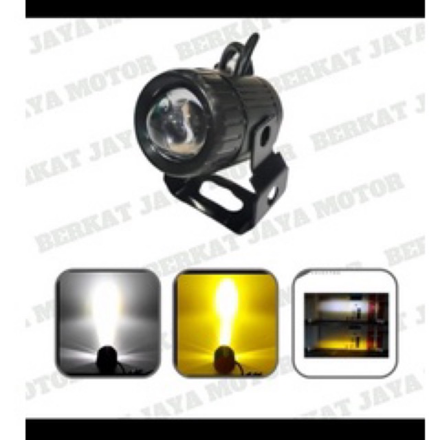 Lampu Tembak Sorot Motor LED Laser D2 Foglamp Mini Projie 20W Cree LED