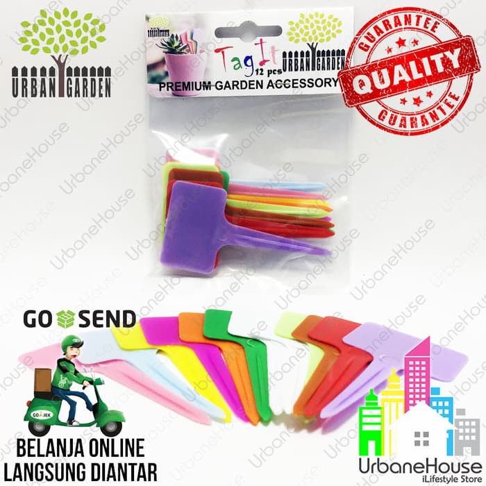 

Unik LABEL TANAMAN RAINBOW COLLOR 12pcs pack / Tag Tanaman / Plant Label terbaik