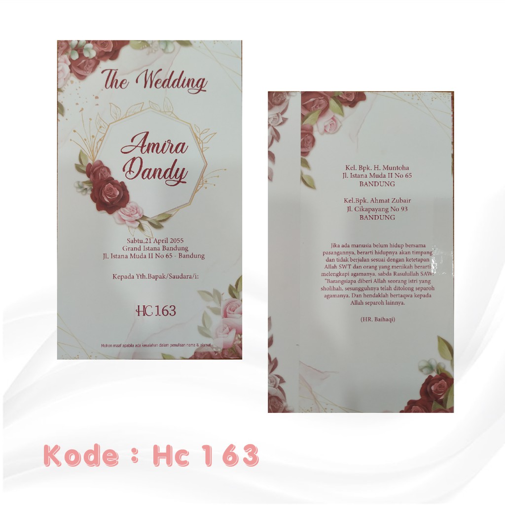 Kertas blangko undangan HC 163 harga Murah