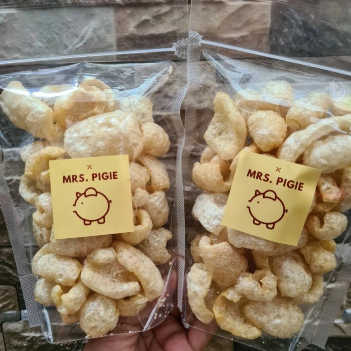 

KERUPUK KULIT BABI IMPORT PREMIUM / RAMBAK BABI IMPORT / RAMBAK BABI