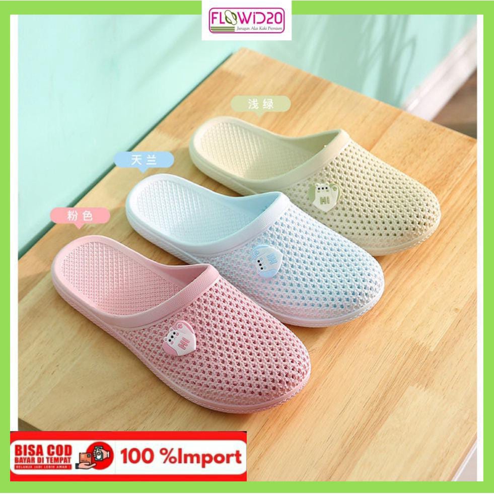 sandal import sandal karet slop sandal tertutup sandal rumah indoor outdoor sandal 108