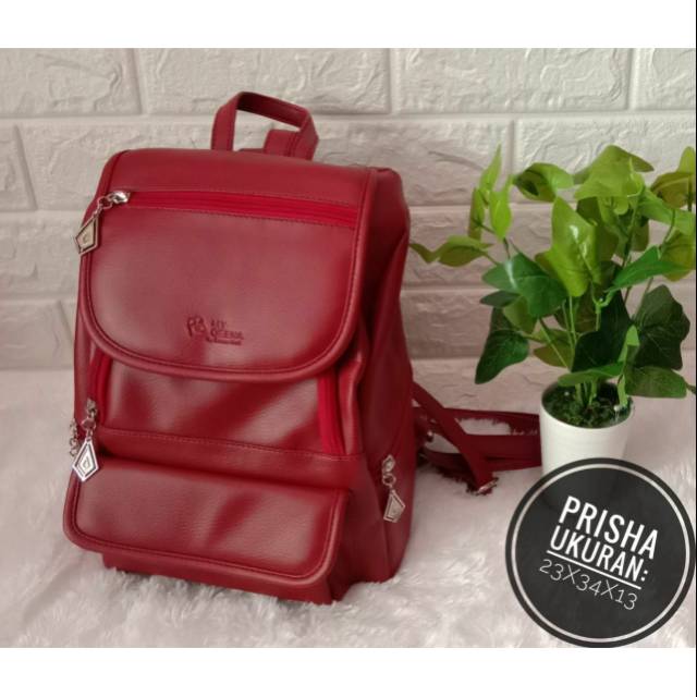Terlaris Tas Ransel Prisha Original by My Qeena