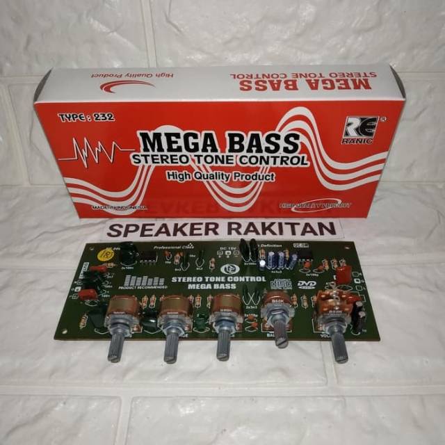 Kit Tone Control Stereo MEGA BASS 232