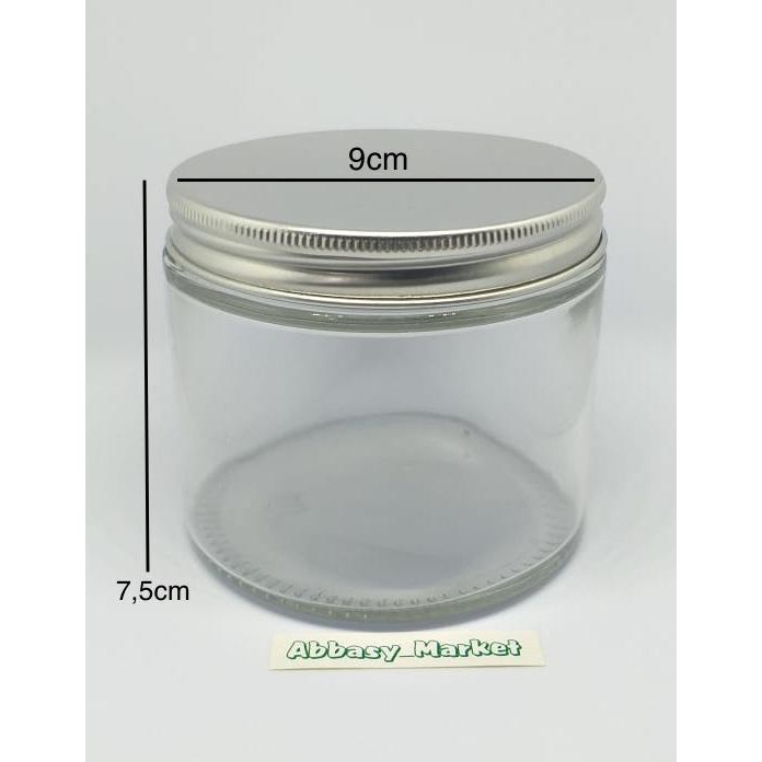 TOPLES JAR - KACA BULAT 400ML / STRAIGHT GLASS JAR