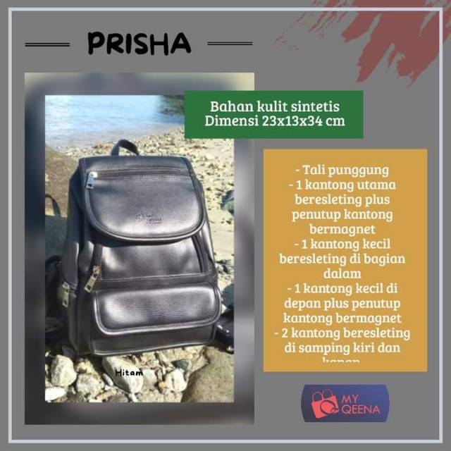 Tas Ransel Prisha My Qeena