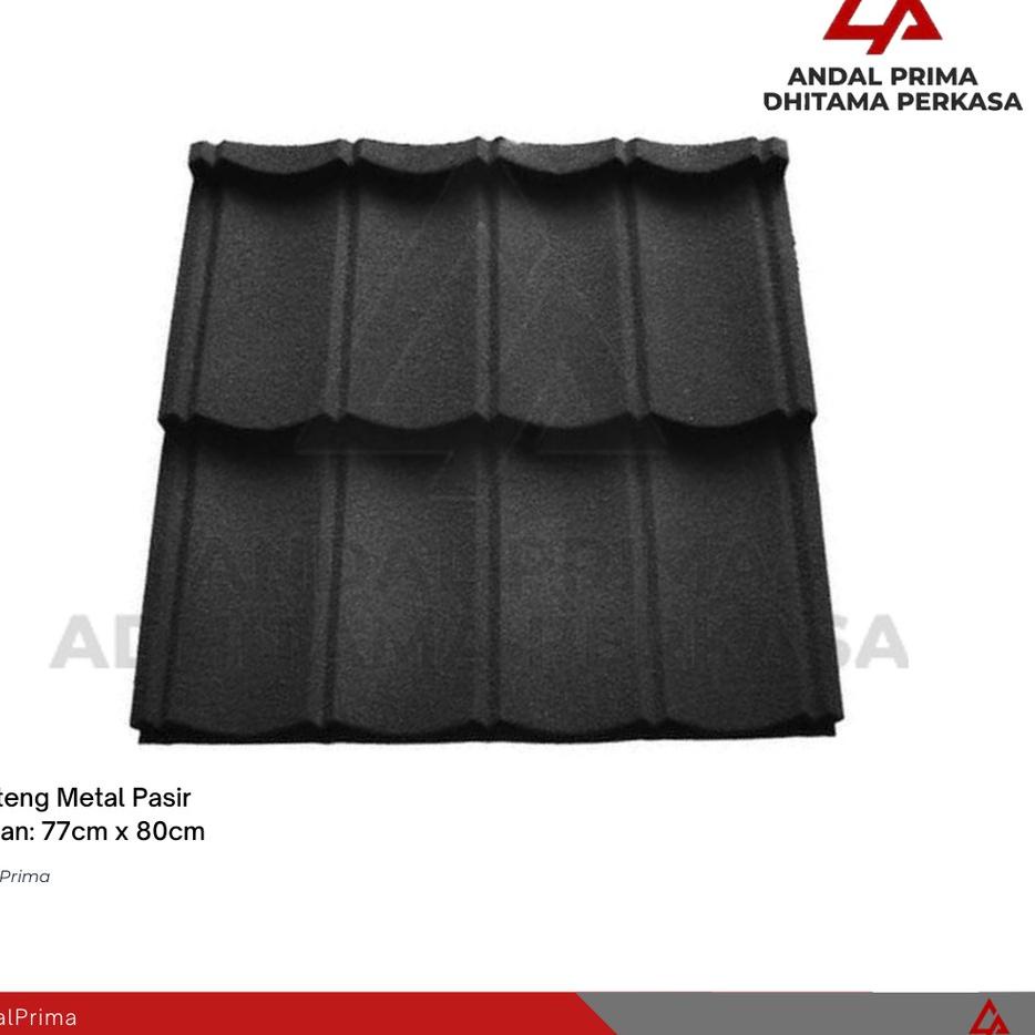 Menarik.. Genteng Metal Pasir HITAM 2x4 x 0.25mm