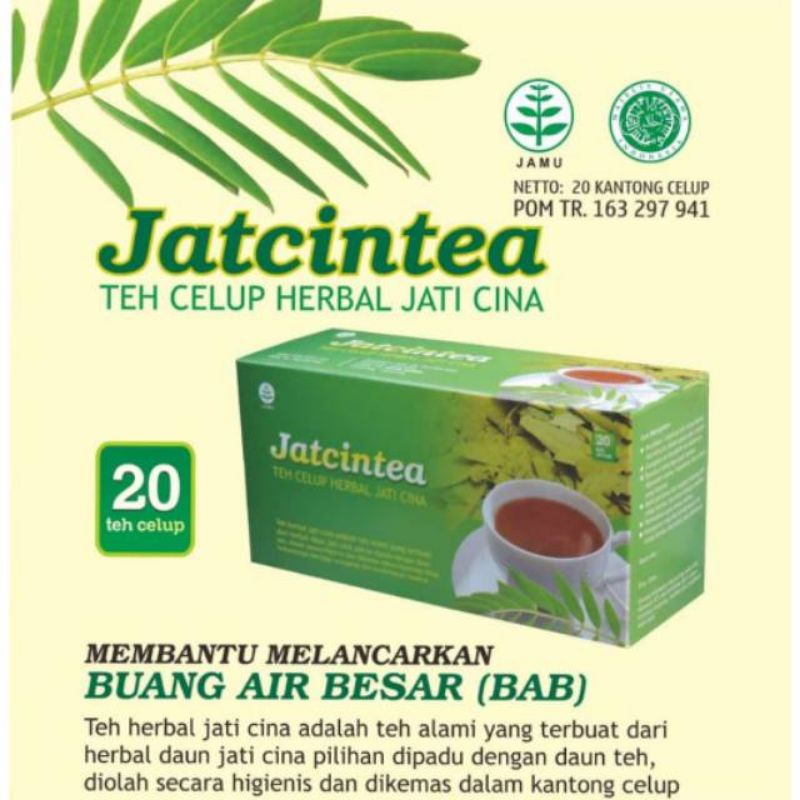 Teh Celup Daun Jati Cina / JATCINTEA Teh Pelangsing Penurun Berat Badan ORIGINAL