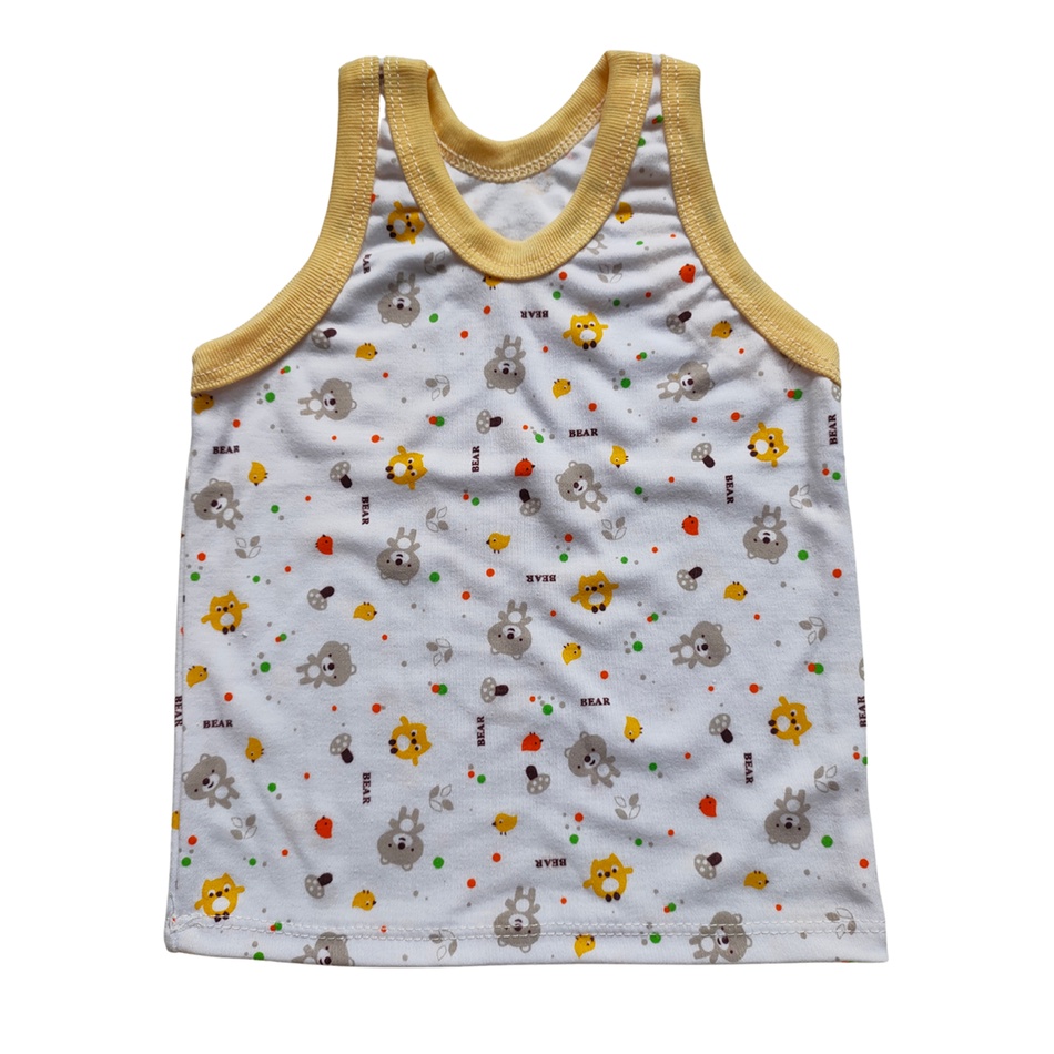 Singlet Bayi Anak DoubleKnit Printed