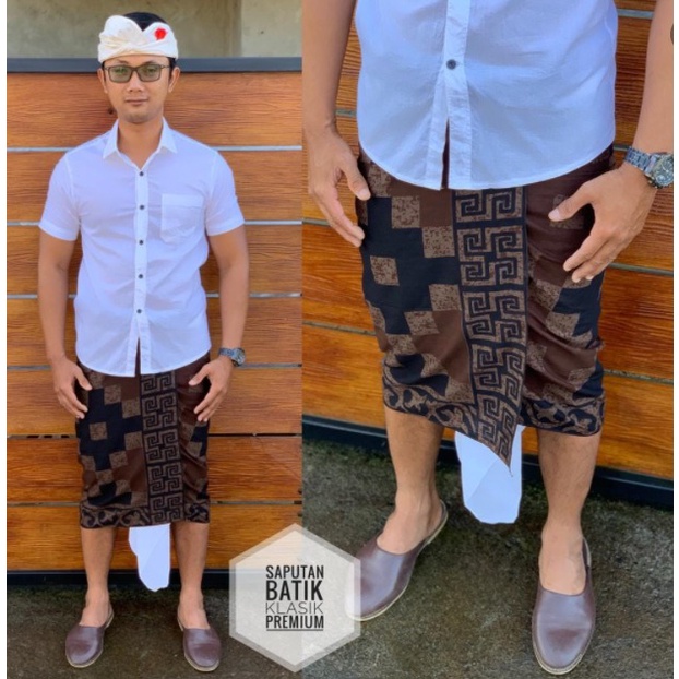 Kamen Batik Indigo Set Selendang-Saputan