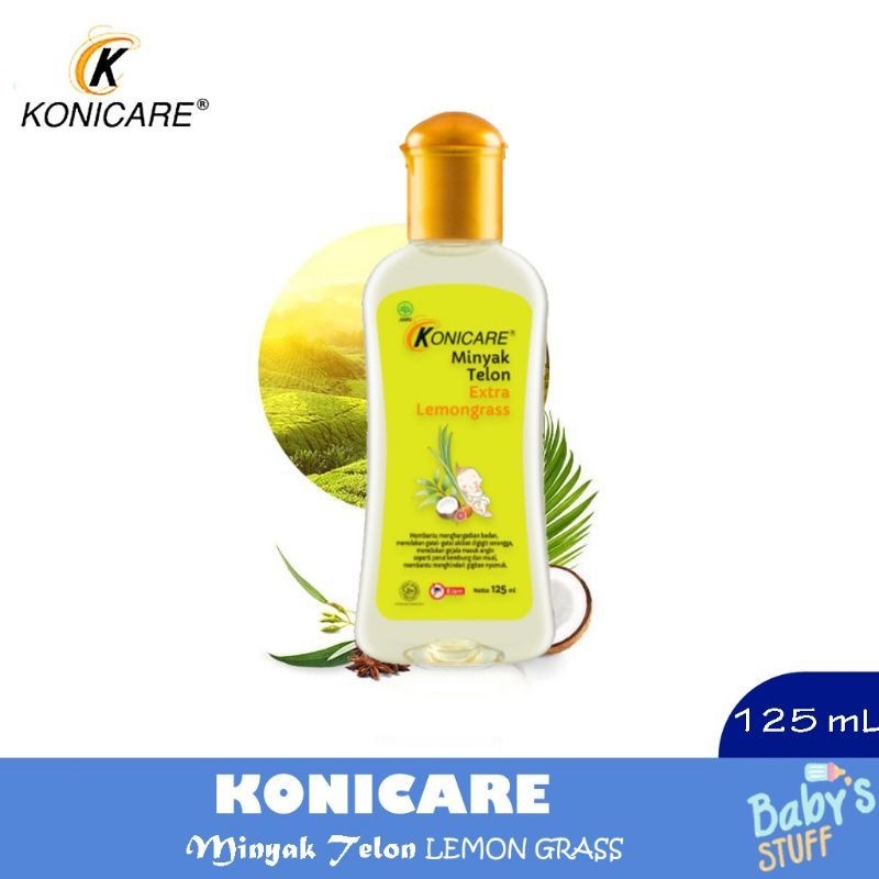 Konicare Minyak Telon Extra Lemongrass 125 ml