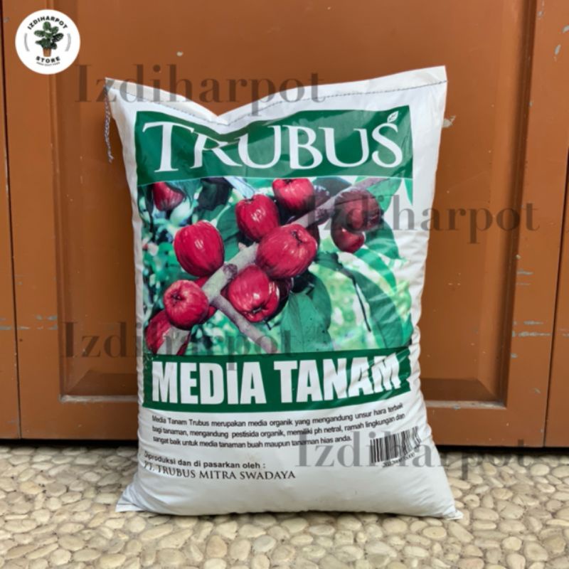 tanah untuk tanaman media tanam organik TRUBUS - siap pakai trubus