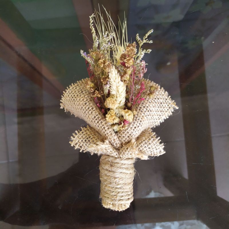 Mini Bucket Dried Flower