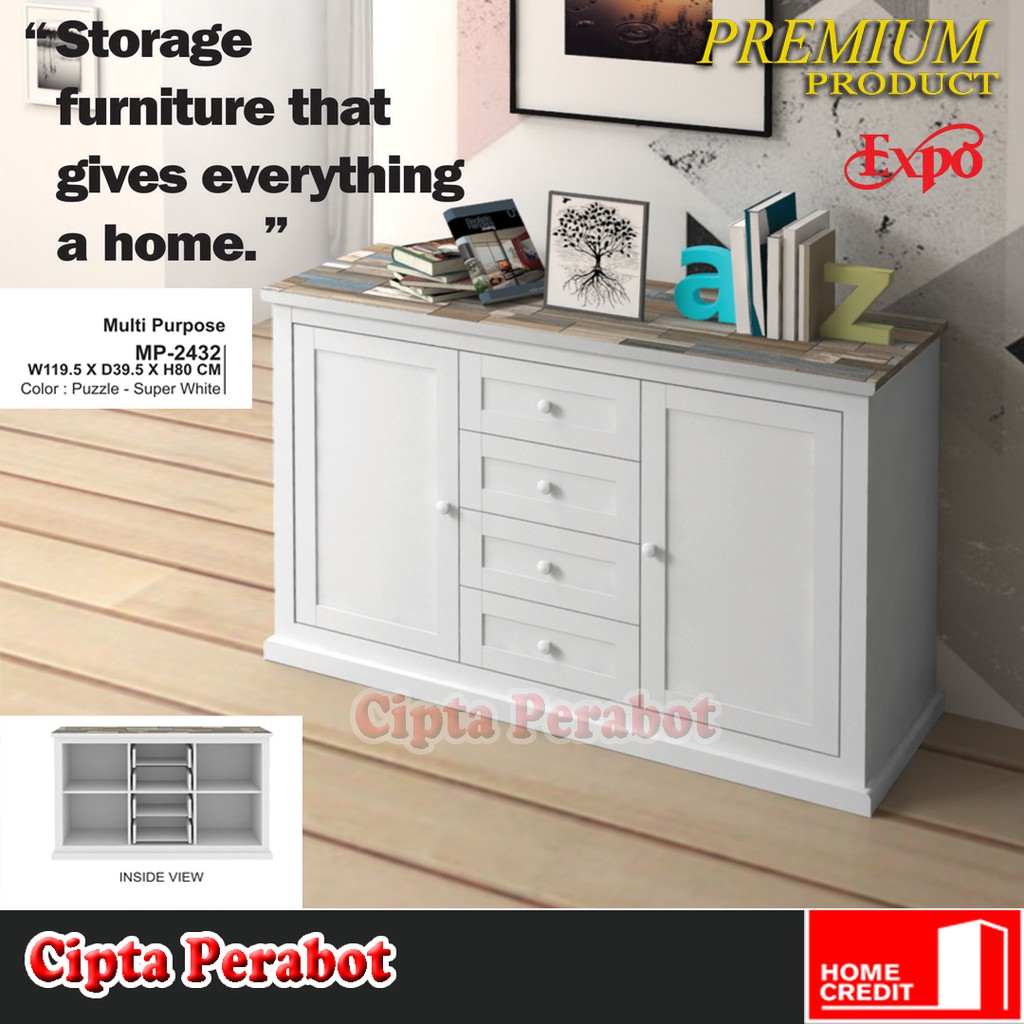 Side Cabinet Credenza Expo MP2432
