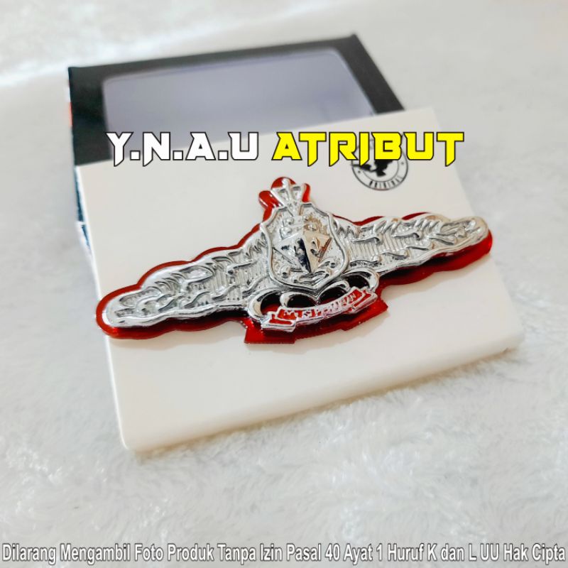 ATRIBUT POLRI / PIN BAHARI POLRI SILVER EXCLUSIVE / WING BAHARI POLRI SILVER EXCLUSIVE