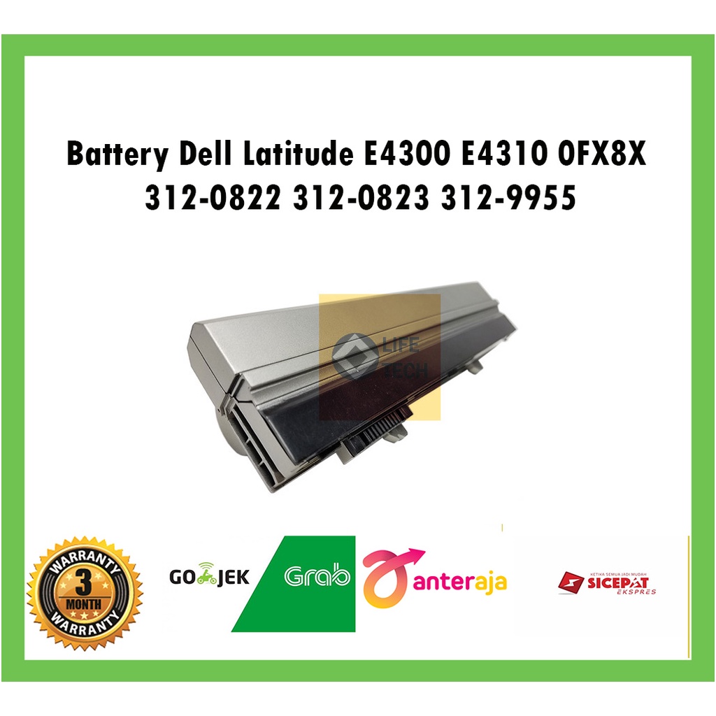 Battery Dell Latitude E4300 E4310 0FX8X 312-0822 312-0823 312-9955