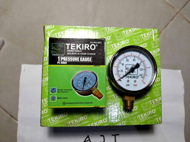 Manometer Tekiro 10 Bar Manometer 10 KG Tekiro Manometer