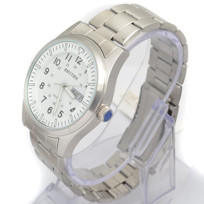 Jam Tangan Rhythm G1101S01 Silver Original