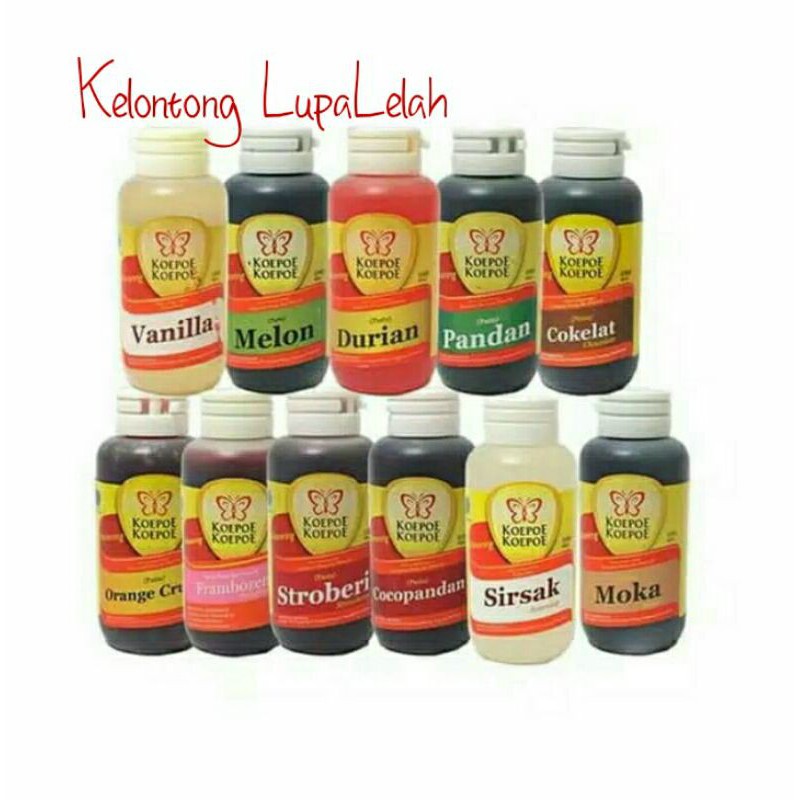 Perisa pasta koepoe 60ml / Perasa Makanan / Penguat Aroma Makanan