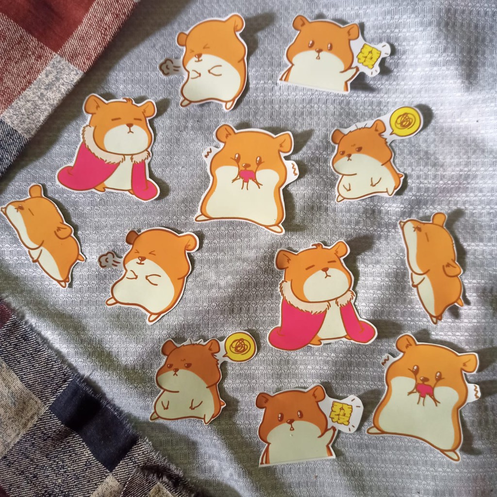 

Guinea Pig Waterproof Sticker / Sticker Aesthetic / Sticker Journal / Stiker Jurnal / Alat Tulis