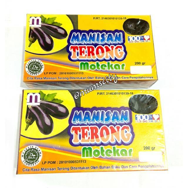 

Manisan Terong Motekar Khas Pelaihari