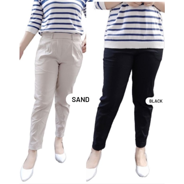 celana kerja wanita/Sonia pants(bahan katun import)muat sampe 75kg