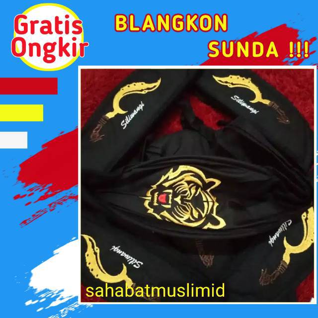 Blangkon Lipat Jawa Sunda Jogja Blangkon Sunda Siliwangi Full Bordir Blangkon Iket Kepala Sunda