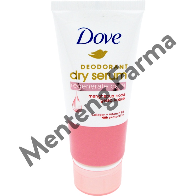 Dove Deodorant Dry Serum Regenerate Care Collagen + Vitamin B3 50 ML - Menghapus Noda Gelap Ketiak