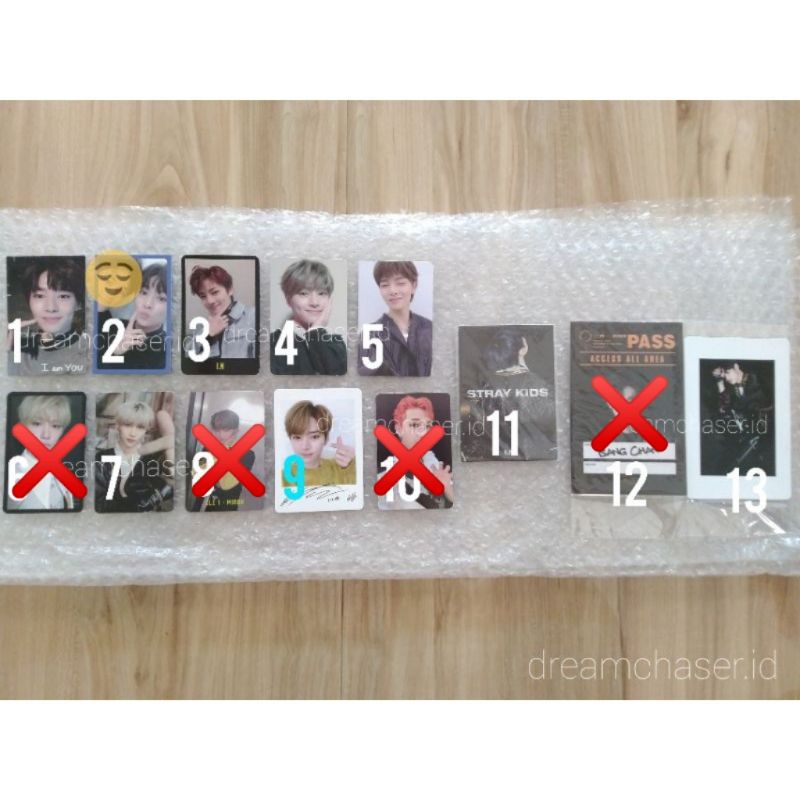Photocard Jeongin Ayen I.N Stray Kids Official I am You Miroh Yellow Wood In Life Noeasy