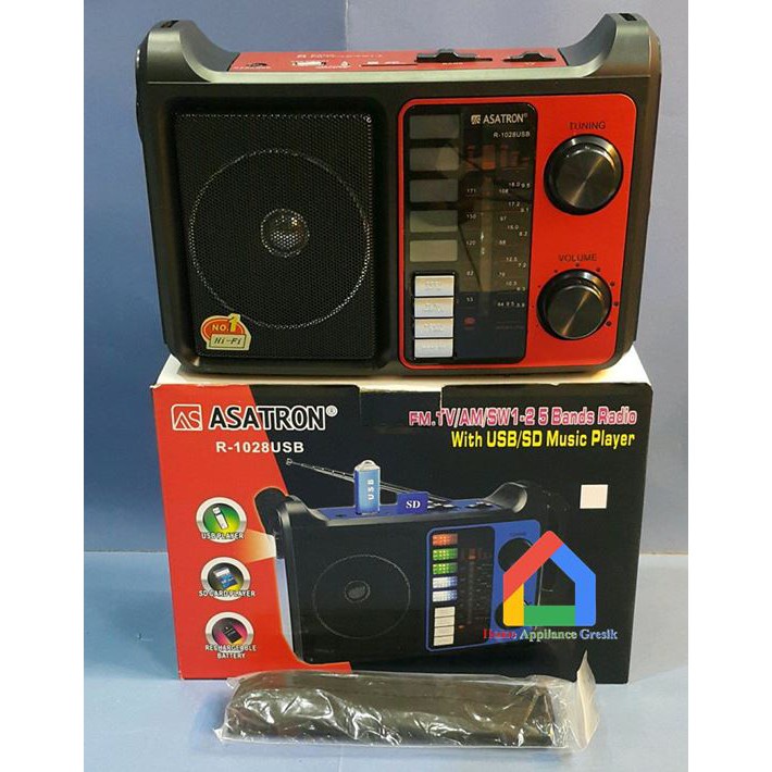 Asatron R-1028 Radio Portable Fm Am