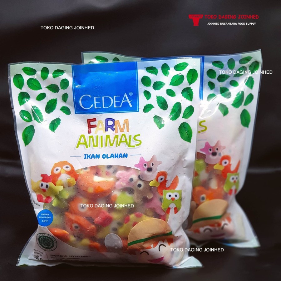 

Cedea Farm Animals Olahan Ikan Warna Warni Lucu Kemasan 500gr.