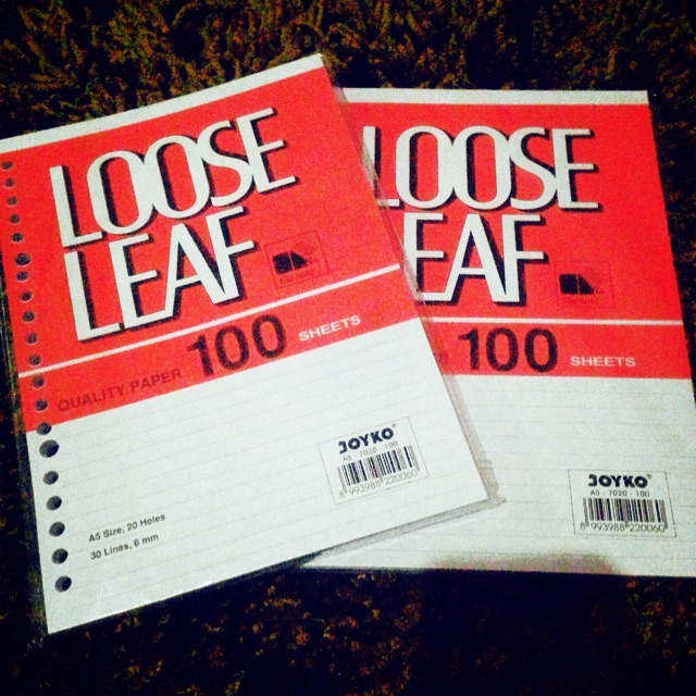 

Loose leaf joyko 100sheet