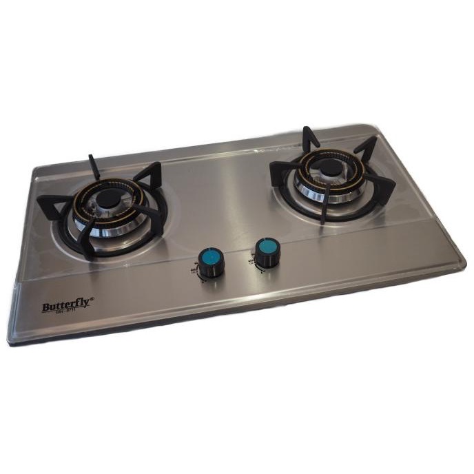AE56Z7_ KOMPOR GAS TANAM (BUILT IN HOB) BUTTERFLY STAINLESS STEEL SDGD5456ES